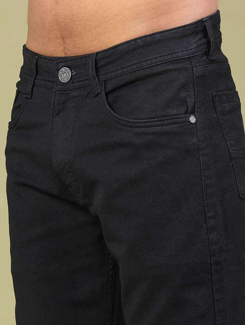 men plain mid rise full length bootcut jeans - 22328047 -  Standard Image - 1