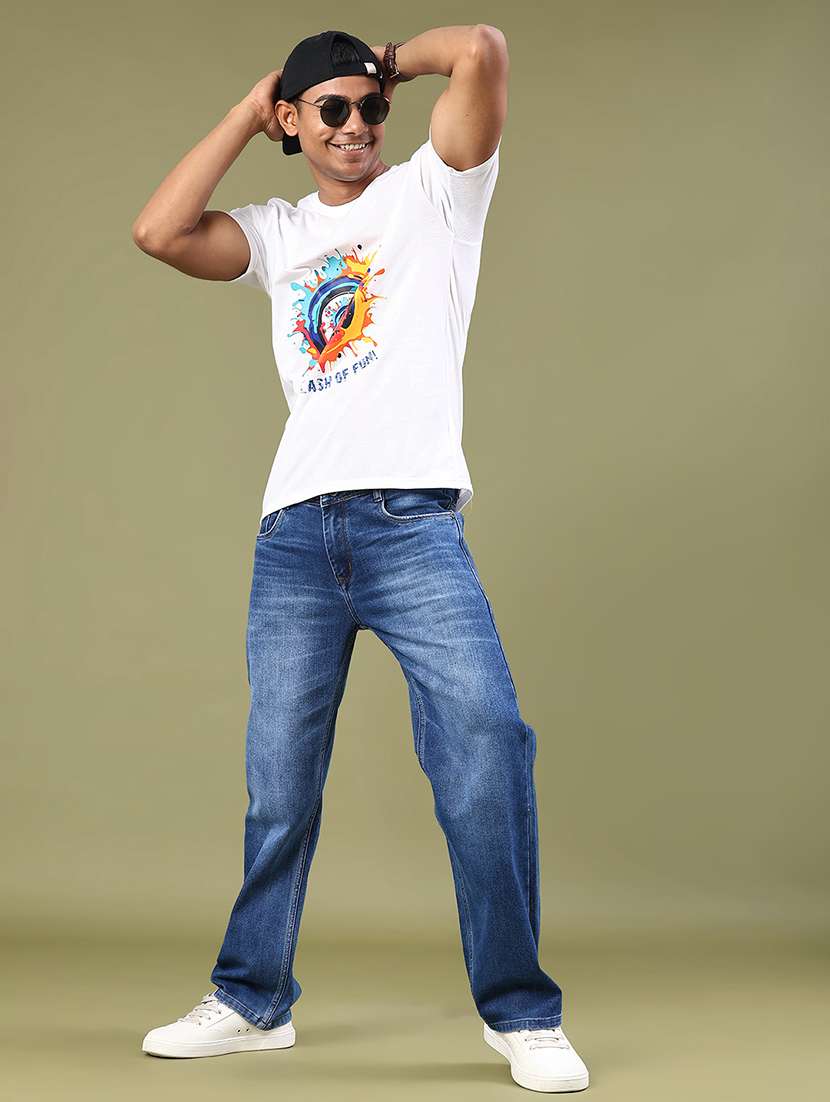 men washed mid rise full length jeans - 22328056 -  Standard Image - 4