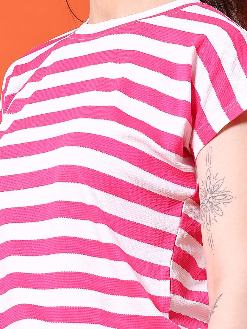 women striped short sleeve t-shirt - 22328091 -  Standard Image - 1