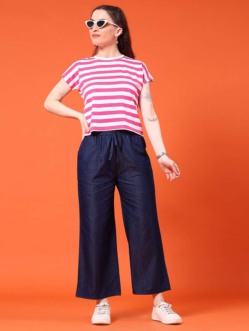 women striped short sleeve t-shirt - 22328091 -  Standard Image - 4