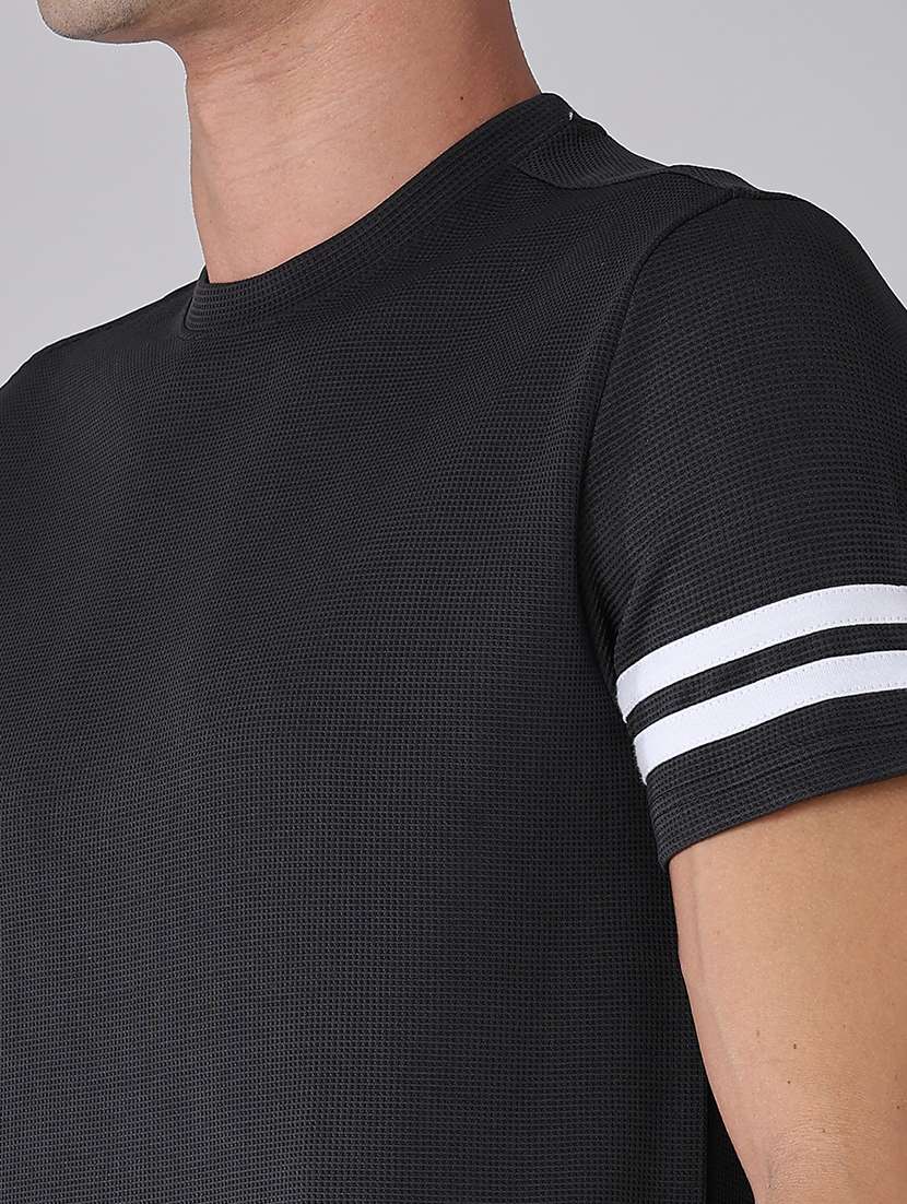 men taped short sleeves regular fit t-shirt - 22328222 -  Standard Image - 1