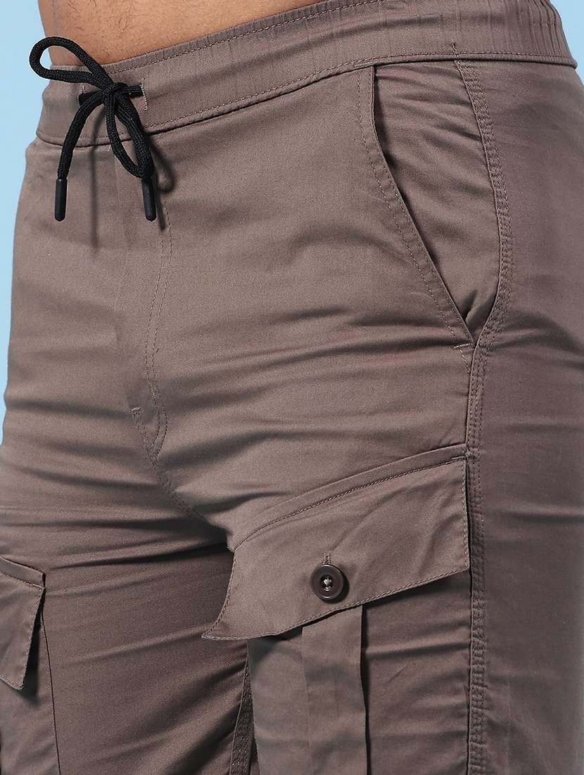 brown cotton  short - 22328241 -  Standard Image - 1