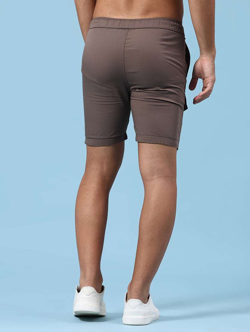 brown cotton  short - 22328241 -  Standard Image - 4