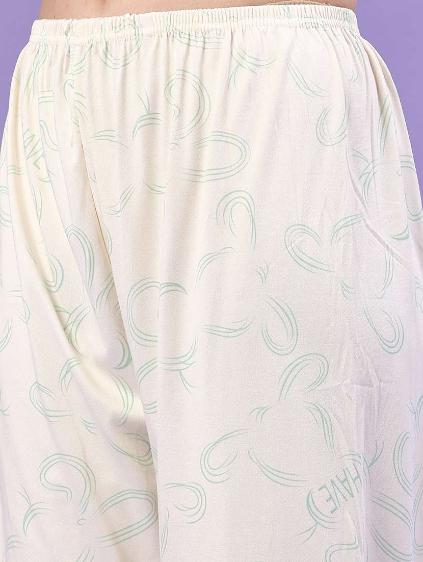 women printed short sleeve pyjama set nightwear - 22328279 -  Standard Image - 4