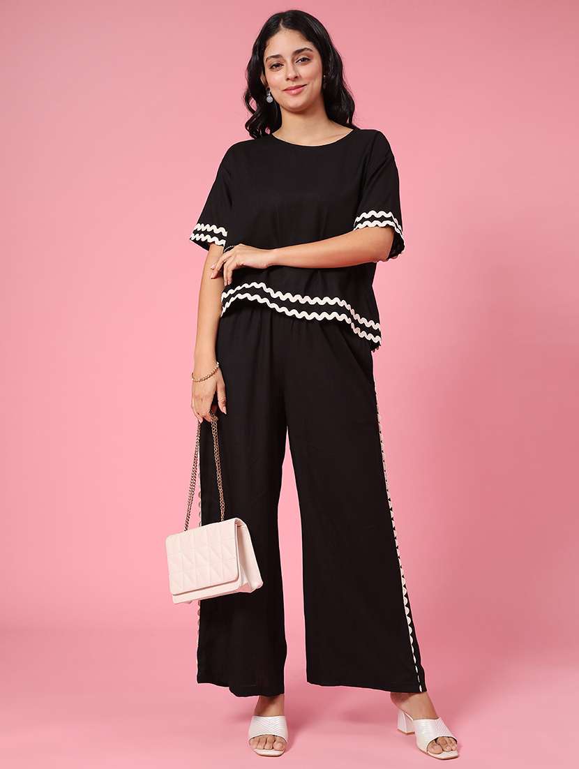 Women Solid Short Sleeve Top - 22328409 -  Standard Image - 4