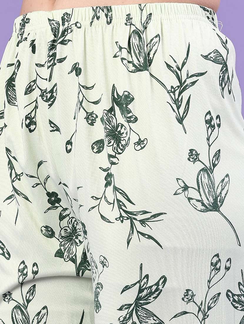 women printed nightwear pyjama set - 22328544 -  Standard Image - 4