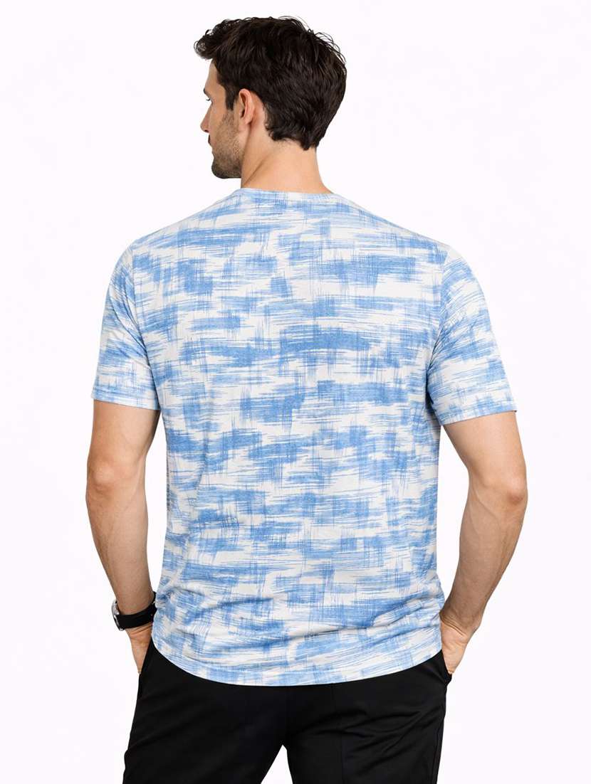 men printed short sleeve regular fit t-shirt - 22328553 -  Standard Image - 1