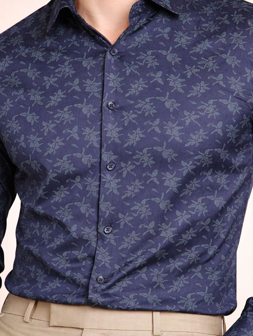 men floral long sleeve regular fit formal shirt - 22328575 -  Standard Image - 4