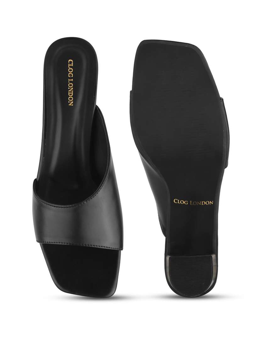 women black slip on sandal - 22328795 -  Standard Image - 4