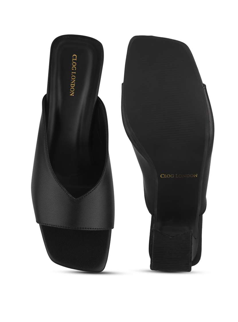 women black slip on sandal - 22328797 -  Standard Image - 4