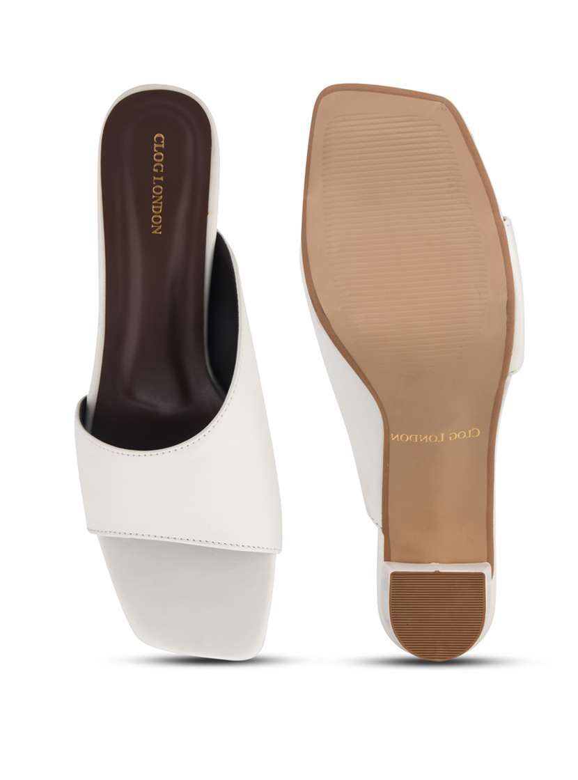 women off white slip on sandal - 22328799 -  Standard Image - 4