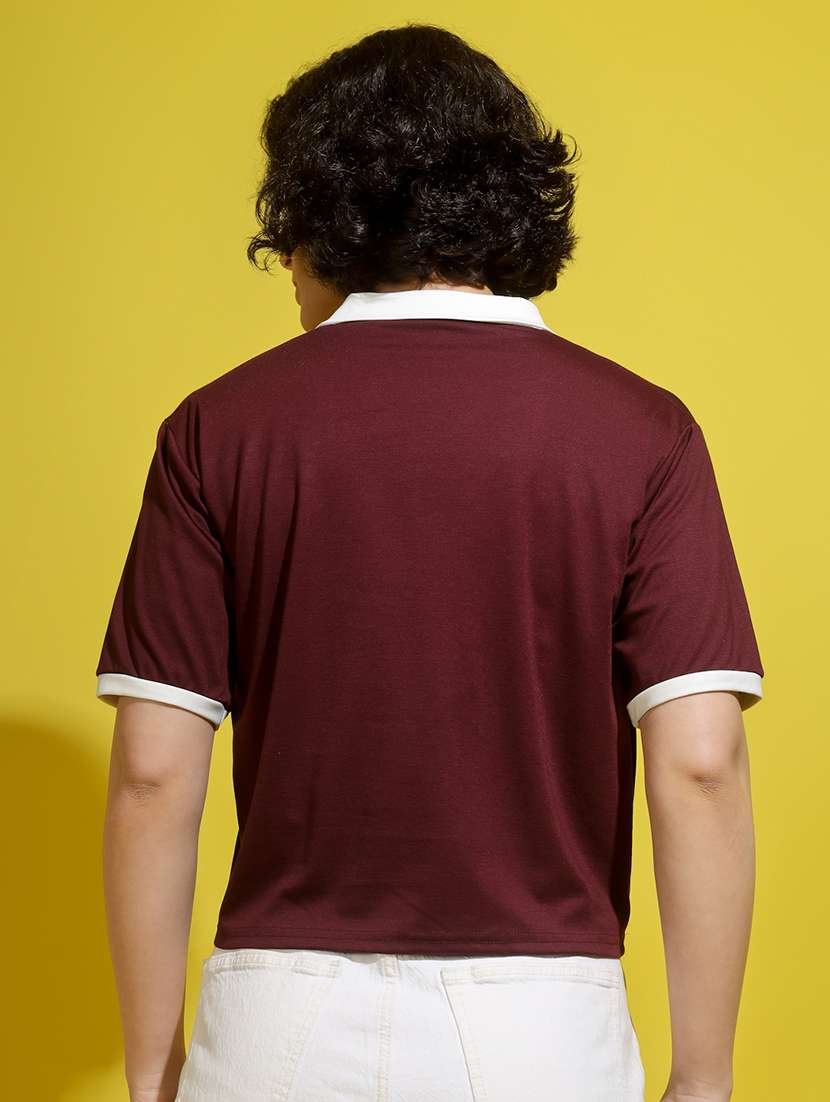 women printed short sleeve polo t-shirt - 22329205 -  Standard Image - 4