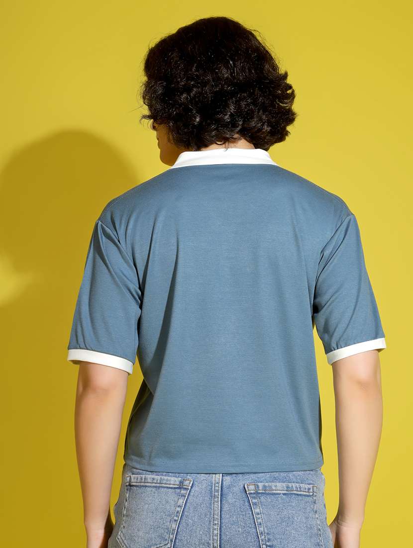 women printed short sleeve polo t-shirt - 22329206 -  Standard Image - 4