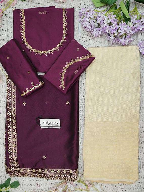 women self design south indian style unstitched lehenga choli set - 22329218 -  Standard Image - 1