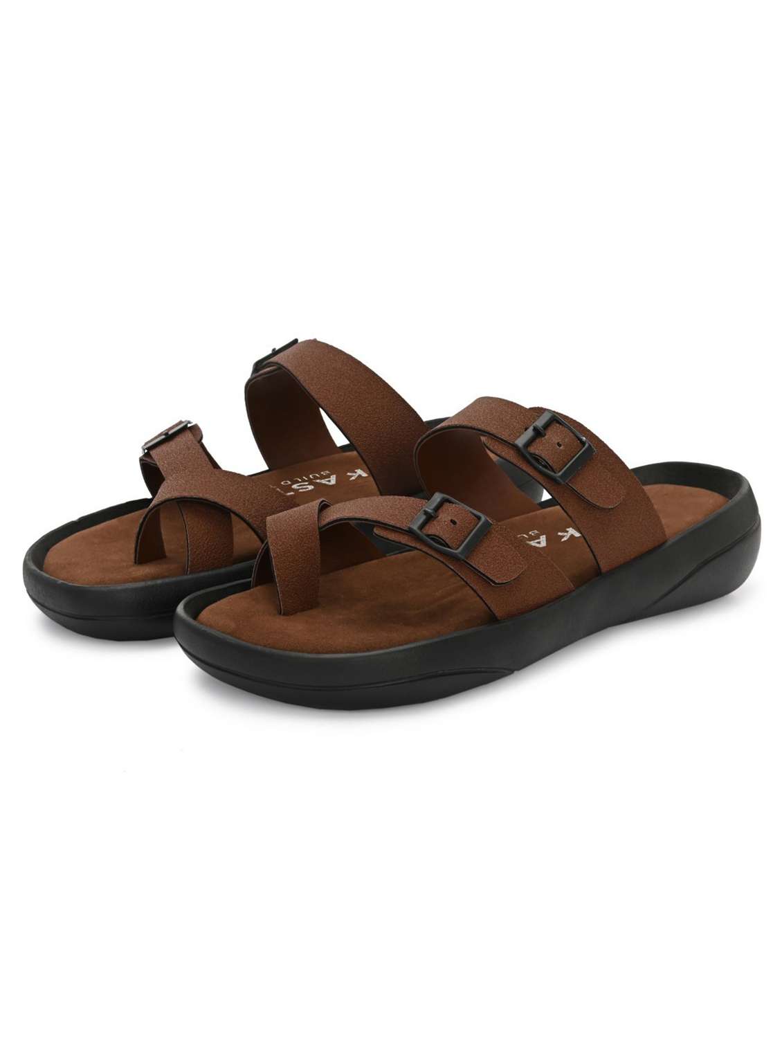 men tan toe seperator sandal - 22329243 -  Standard Image - 1