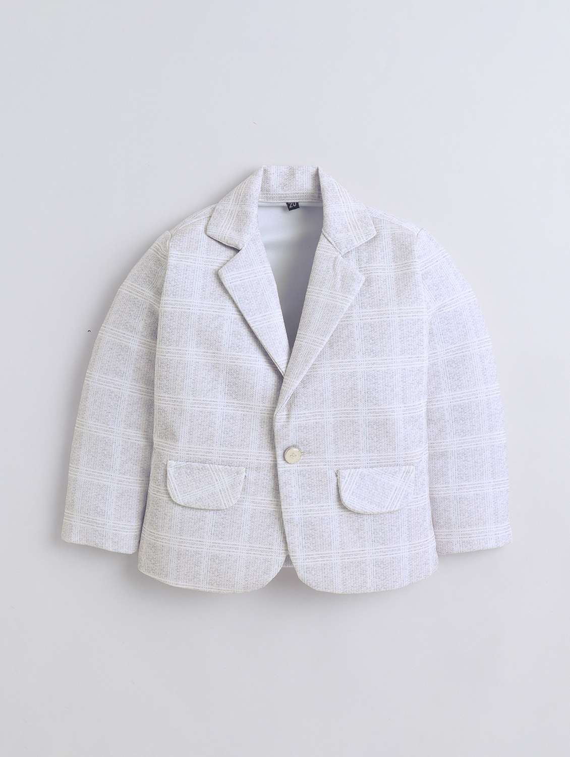 boys checkered blazer and trouser with t-shirt set - 22329381 -  Standard Image - 6