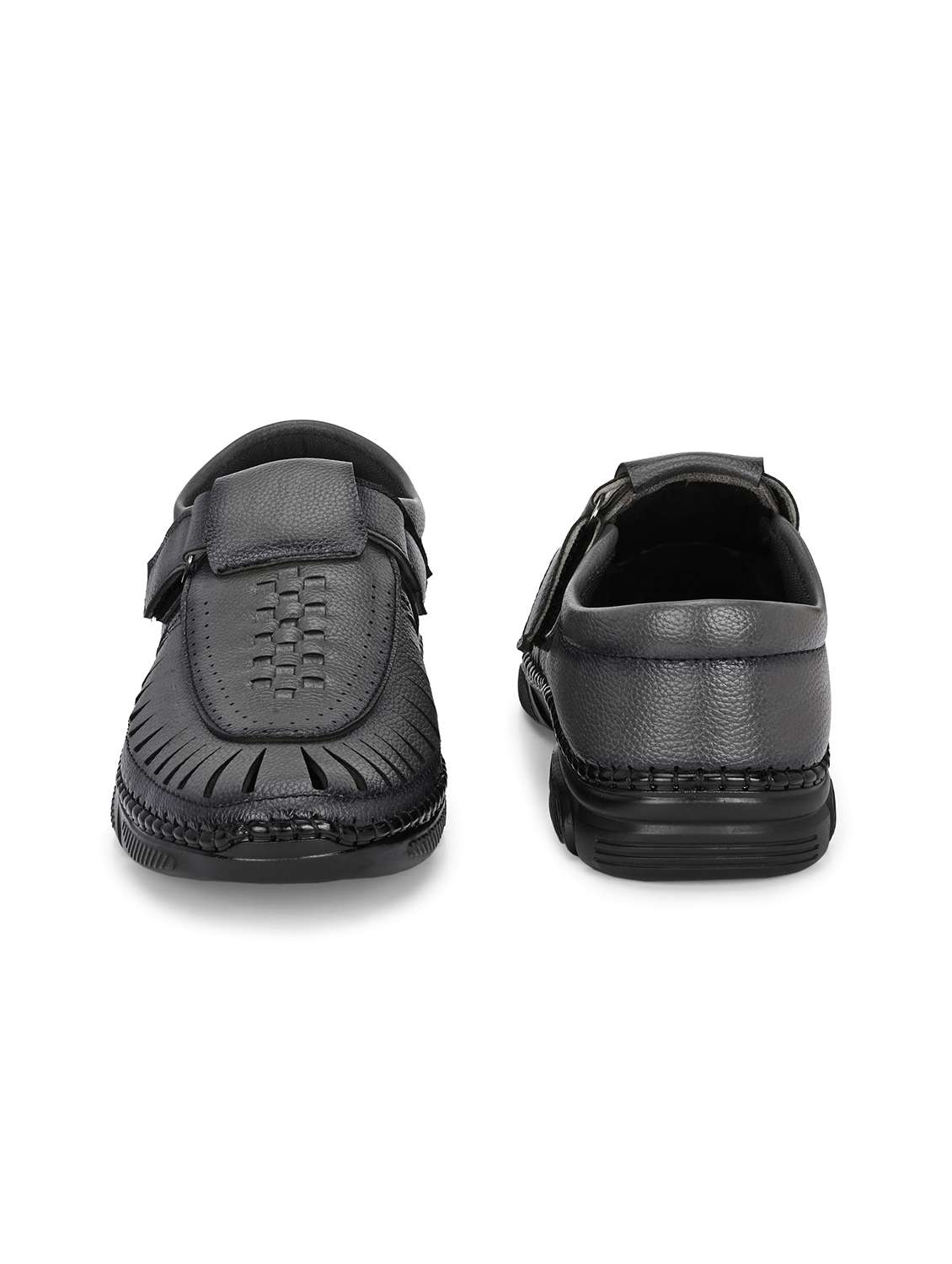 men grey slip on sandal - 22329462 -  Standard Image - 4