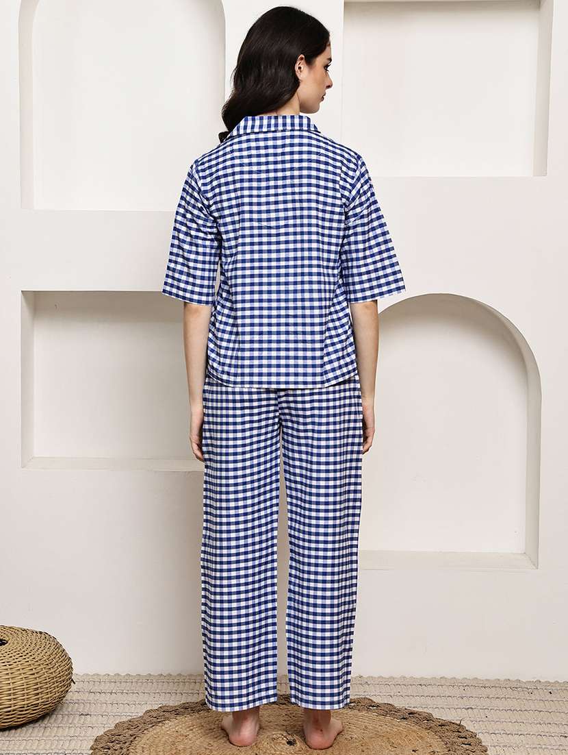women printed nightwear pyjama set - 22330000 -  Standard Image - 1
