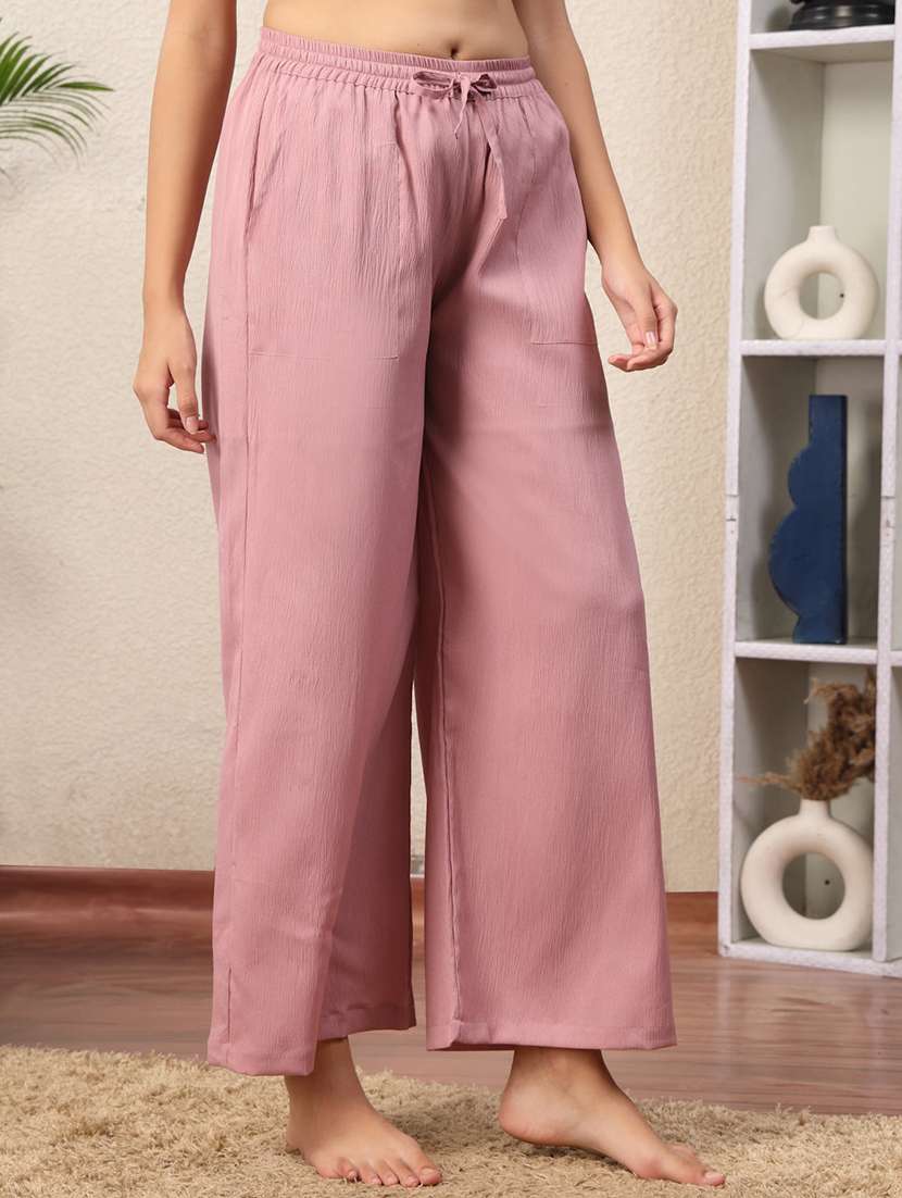 women mid rise loung wear pajama - 22330018 -  Standard Image - 1
