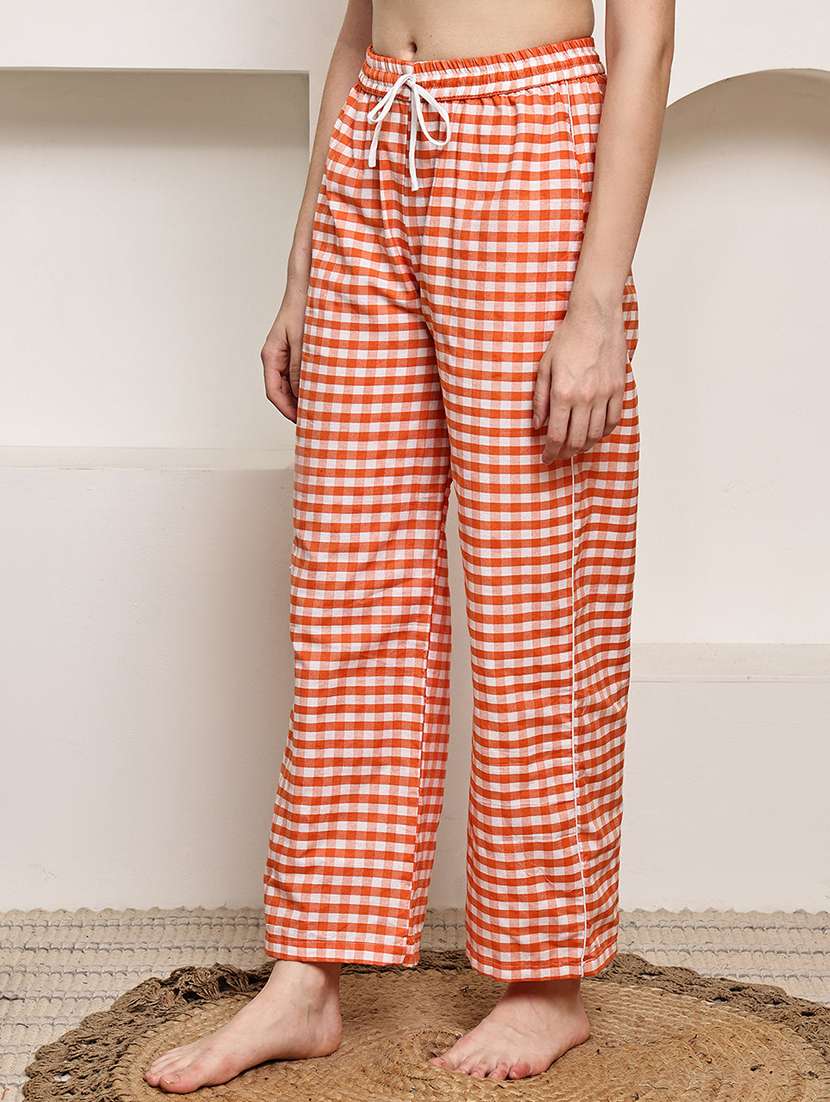 women mid rise loung wear pajama - 22330023 -  Standard Image - 1