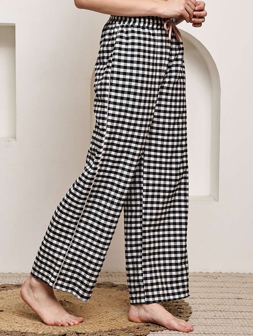women mid rise loung wear pajama - 22330029 -  Standard Image - 1