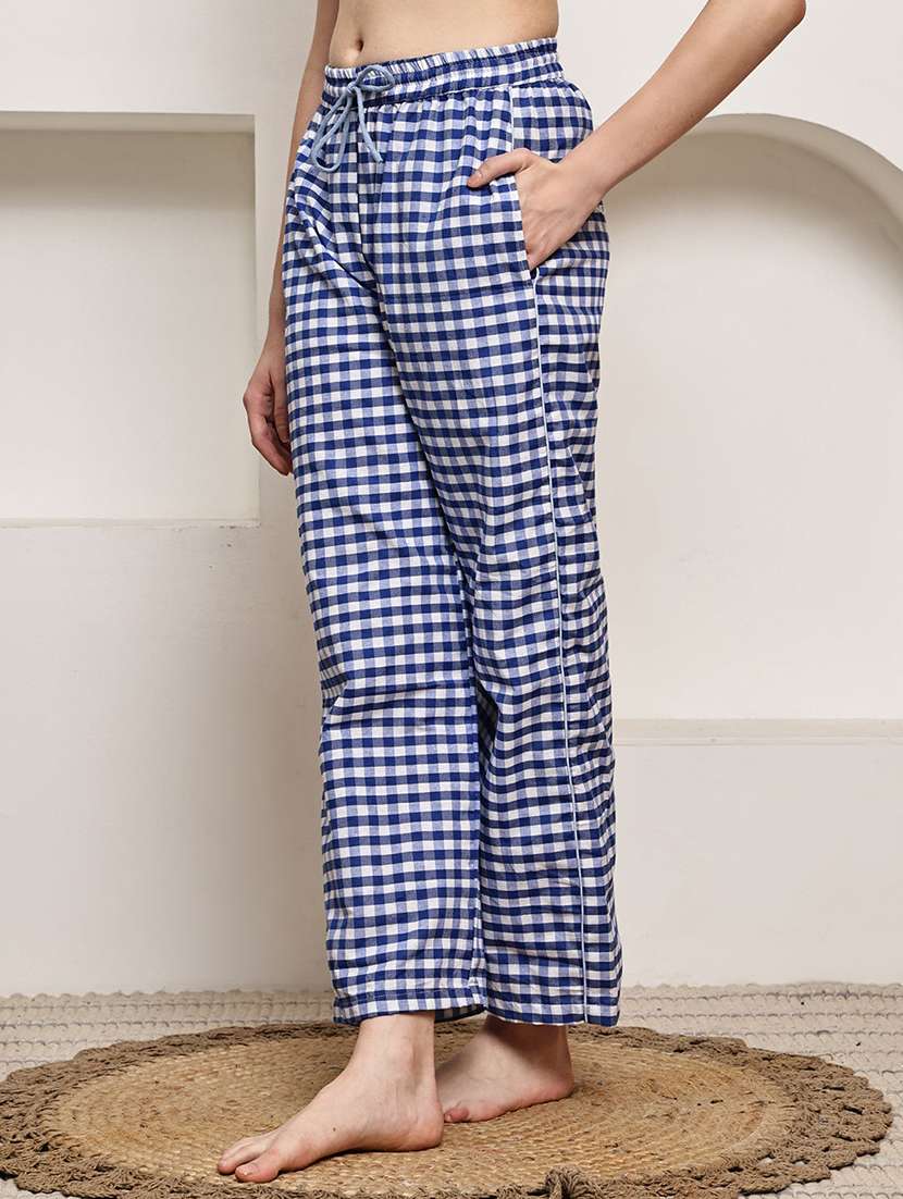 women mid rise loung wear pajama - 22330032 -  Standard Image - 1
