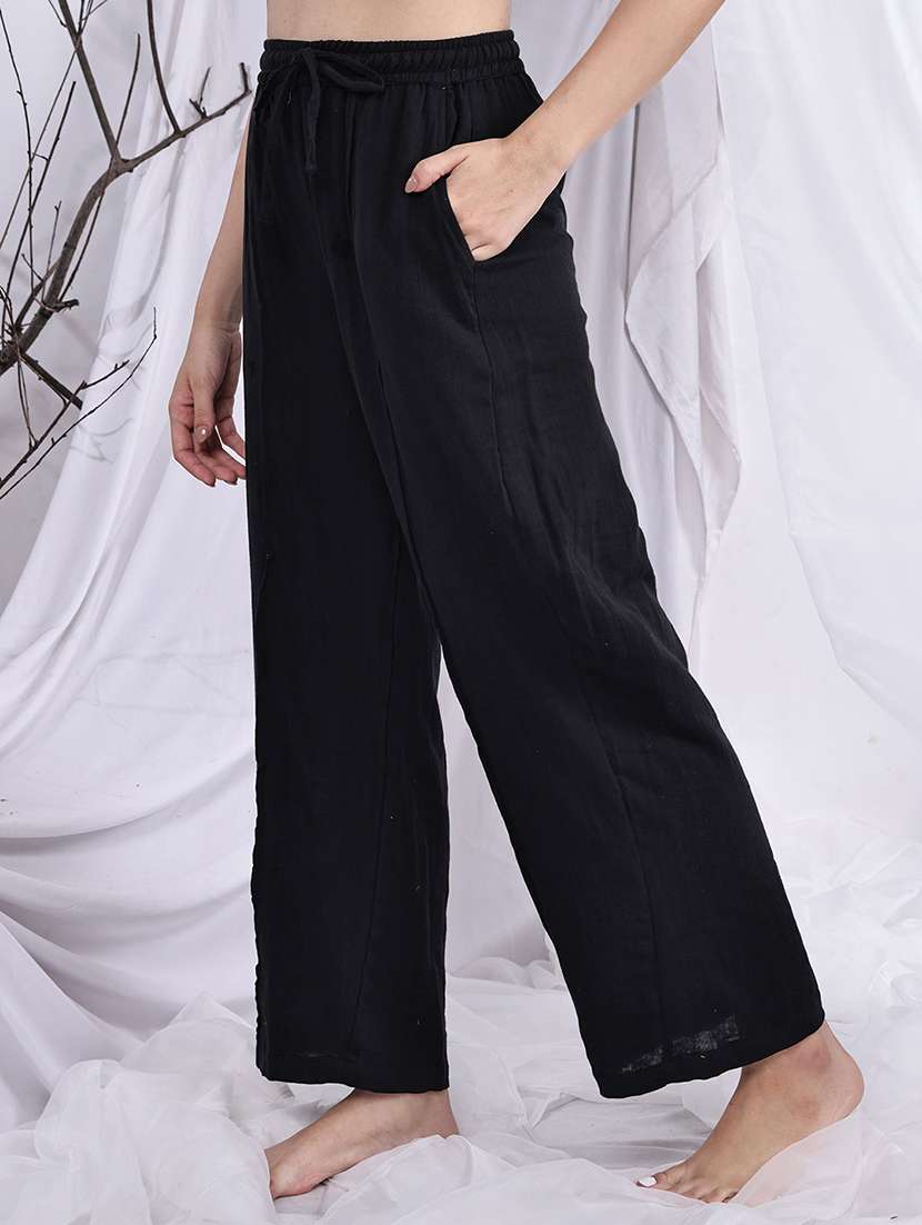 women mid rise loung wear pajama - 22330034 -  Standard Image - 1