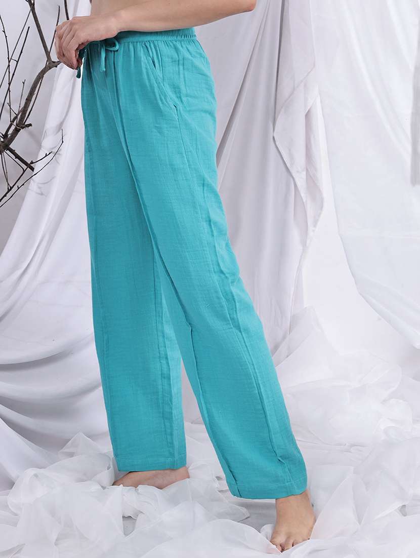 women mid rise loung wear pajama - 22330038 -  Standard Image - 1