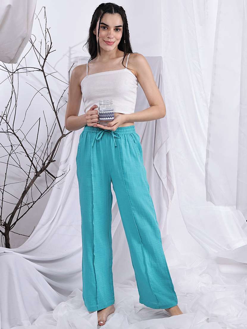 women mid rise loung wear pajama - 22330038 -  Standard Image - 4