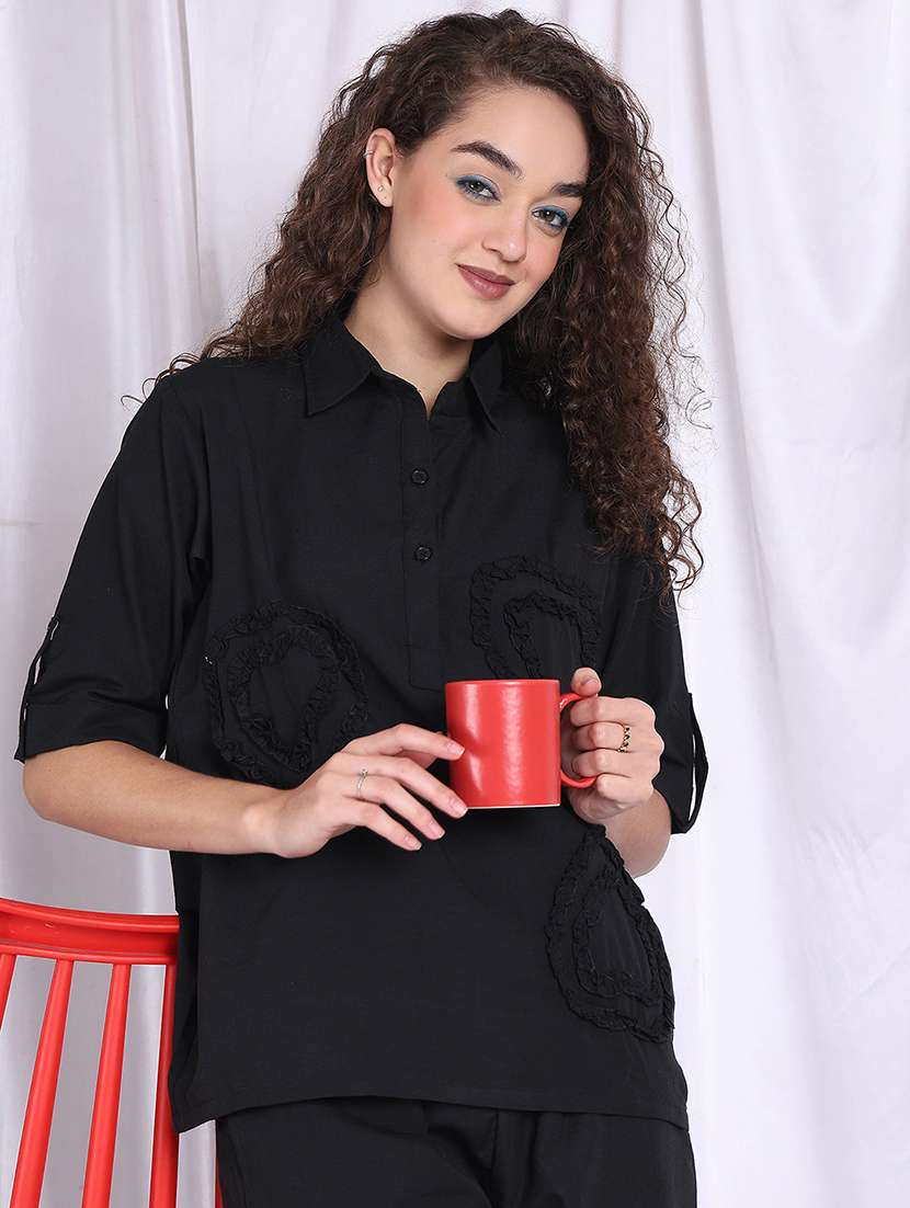 women self designed nightwear pyjama set - 22330090 -  Standard Image - 1