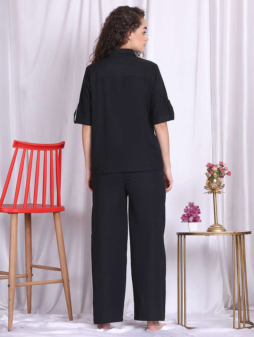 women self designed nightwear pyjama set - 22330090 -  Standard Image - 4
