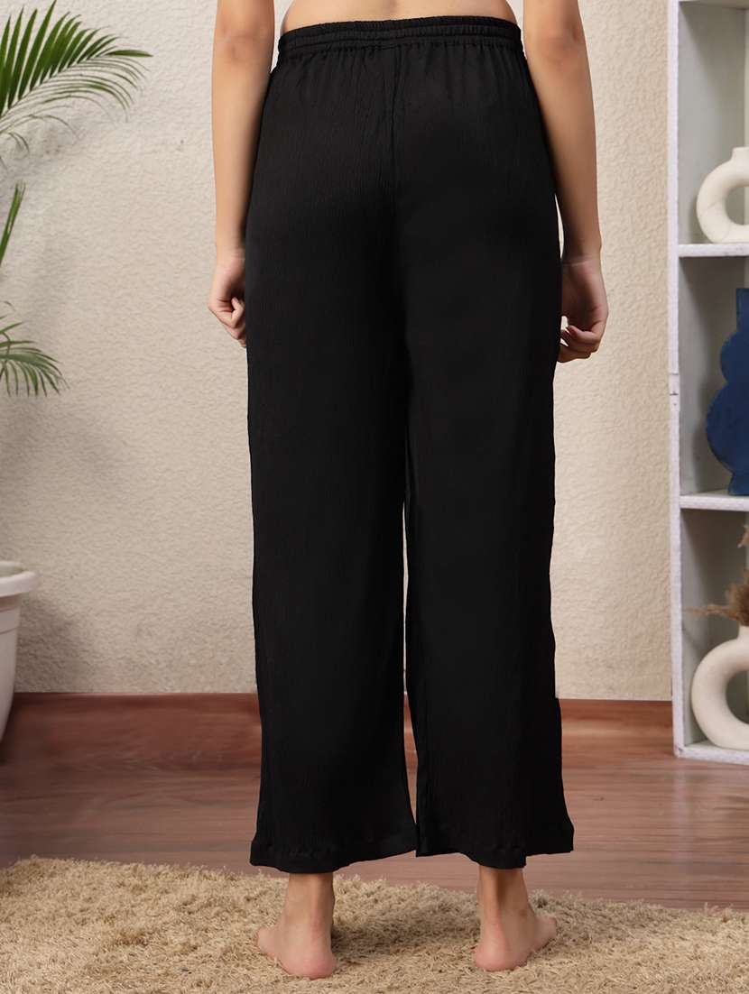 women pack of 2 mid rise loung wear pajama - 22330114 -  Standard Image - 4