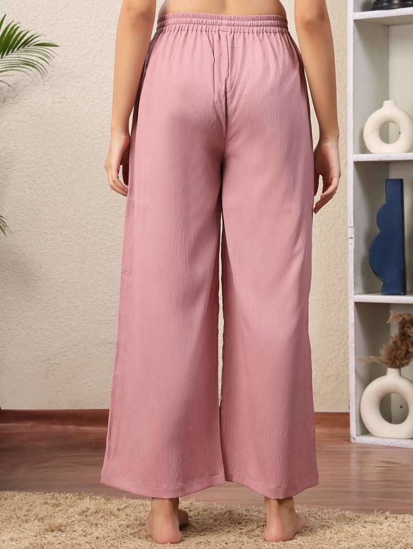 women pack of 2 mid rise loung wear pajama - 22330116 -  Standard Image - 4