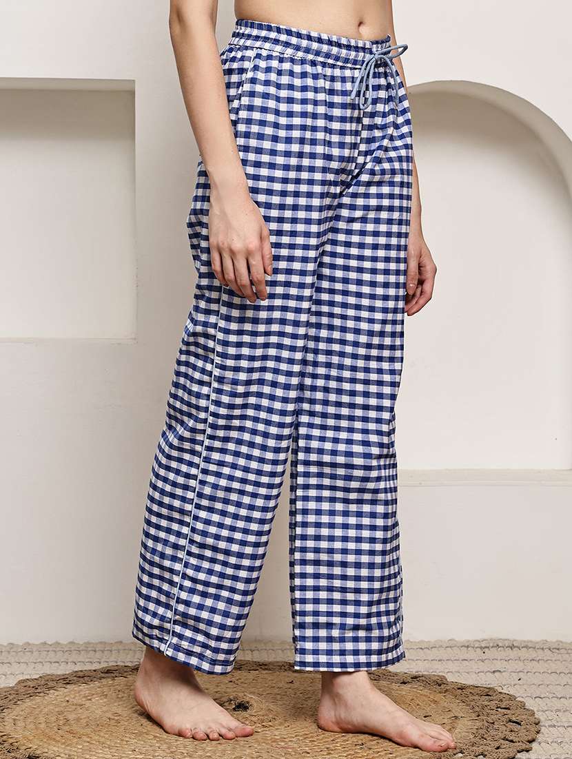 women pack of 2 mid rise loung wear pajama - 22330127 -  Standard Image - 4
