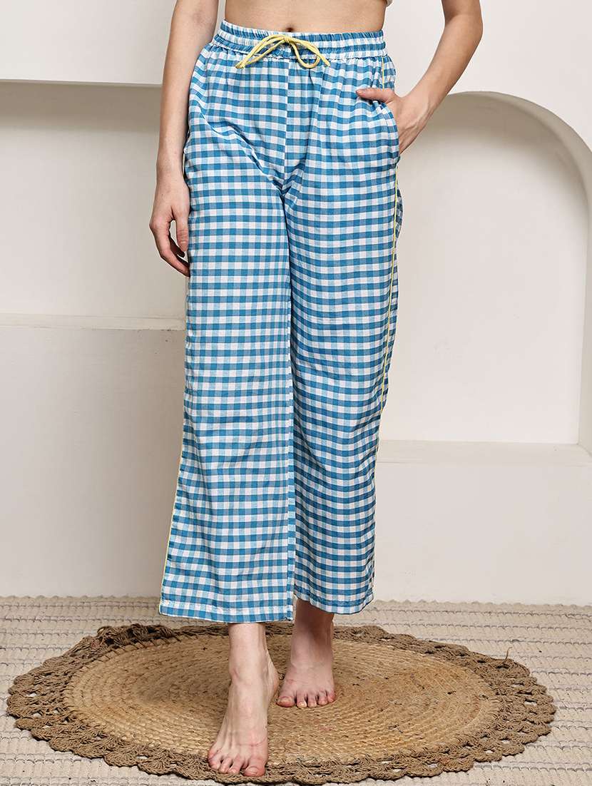 women pack of 2 mid rise loung wear pajama - 22330131 -  Standard Image - 1