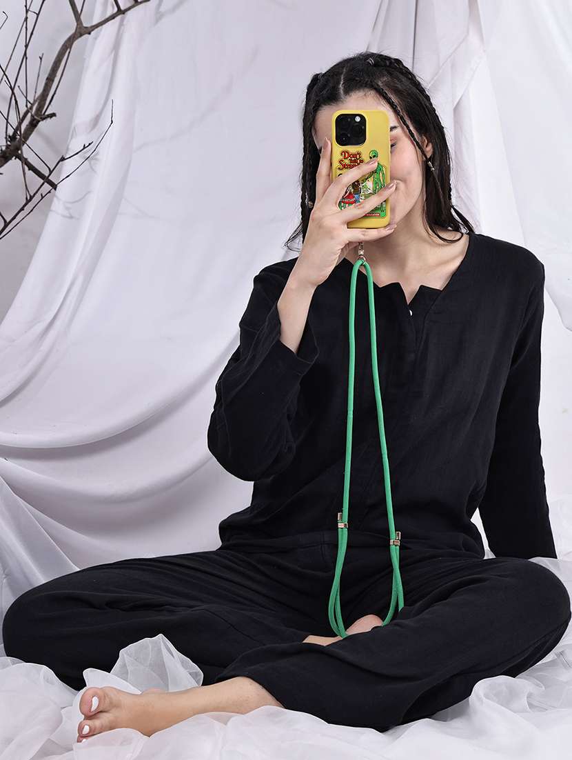 women solid nightwear pyjama set - 22330213 -  Standard Image - 4