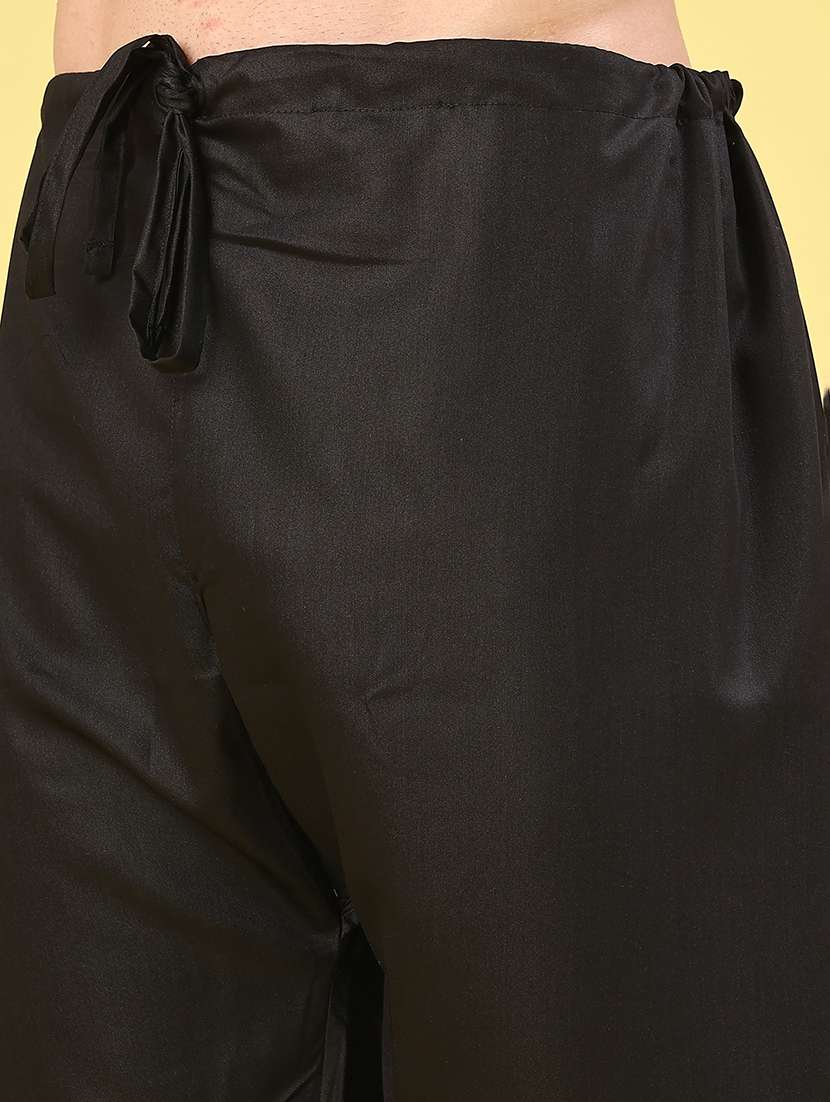 men solid long sleeve pathani ethnic wear set - 22331219 -  Standard Image - 4