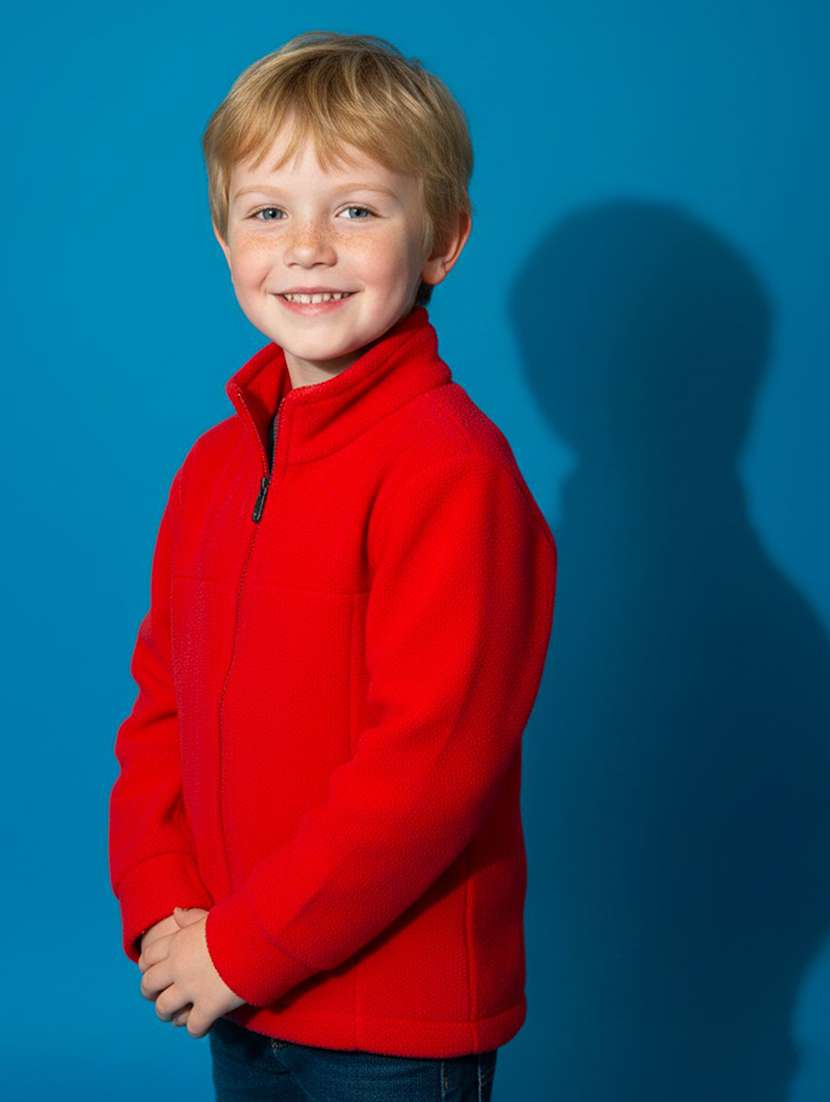 boys solid long sleeve stand collar jacket - 22331411 -  Standard Image - 1