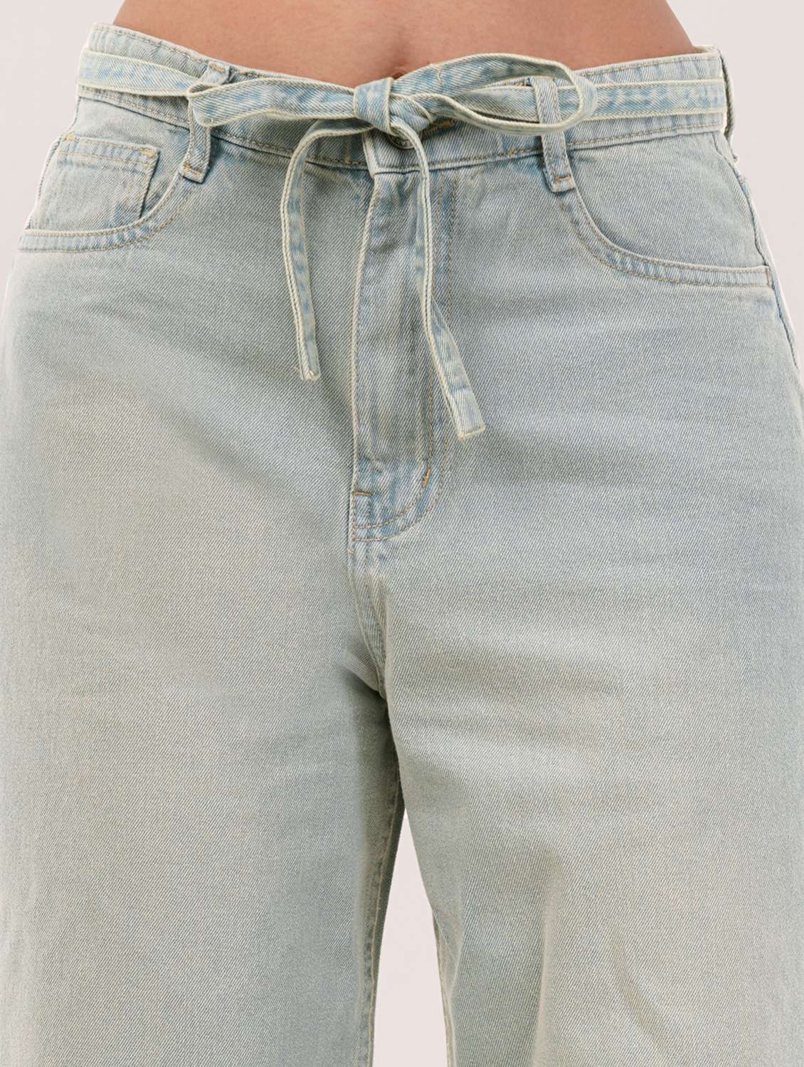 women solid high rise staright jean - 22331549 -  Standard Image - 4