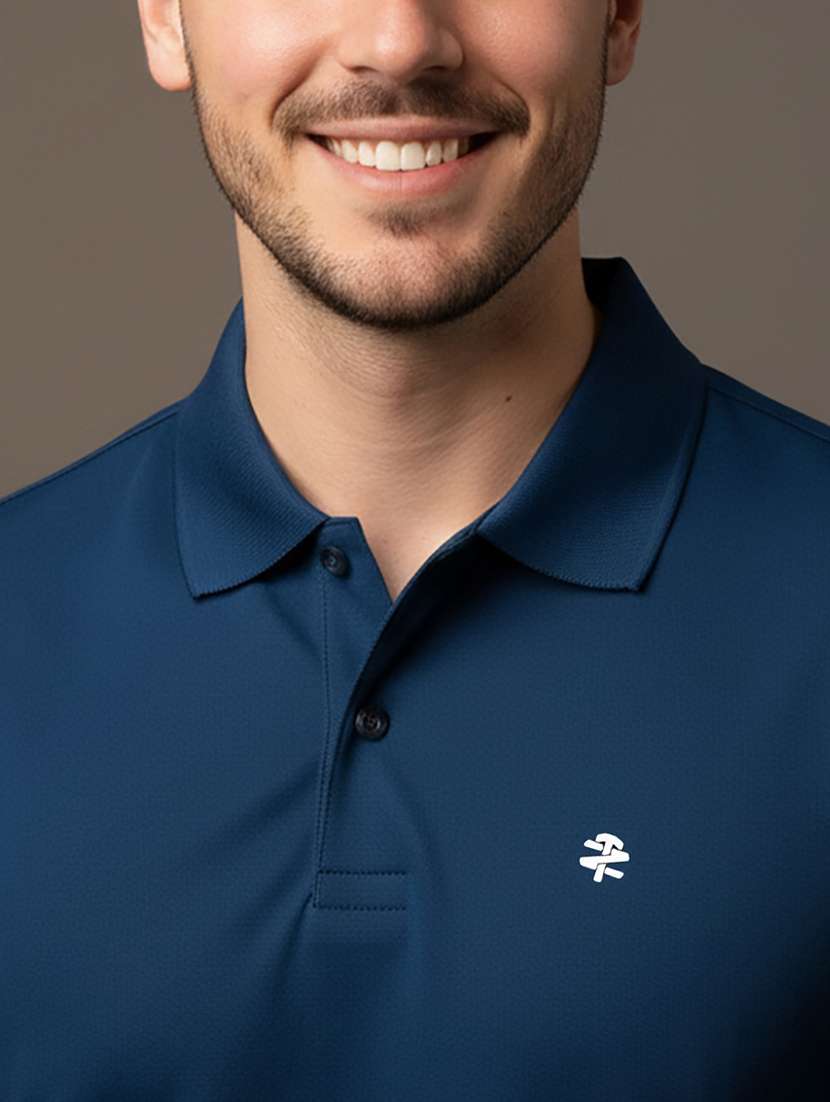 men solid short sleeve regular fit polo t-shirt - 22331578 -  Standard Image - 4