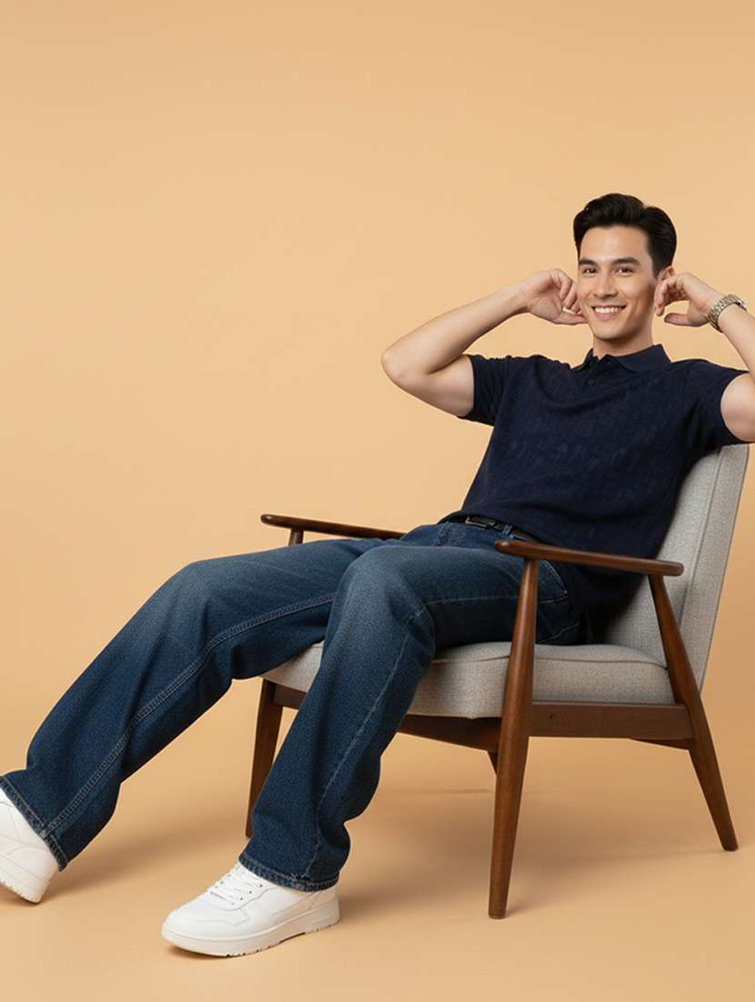 men printed short sleeve regular fit polo t-shirt - 22331592 -  Standard Image - 4