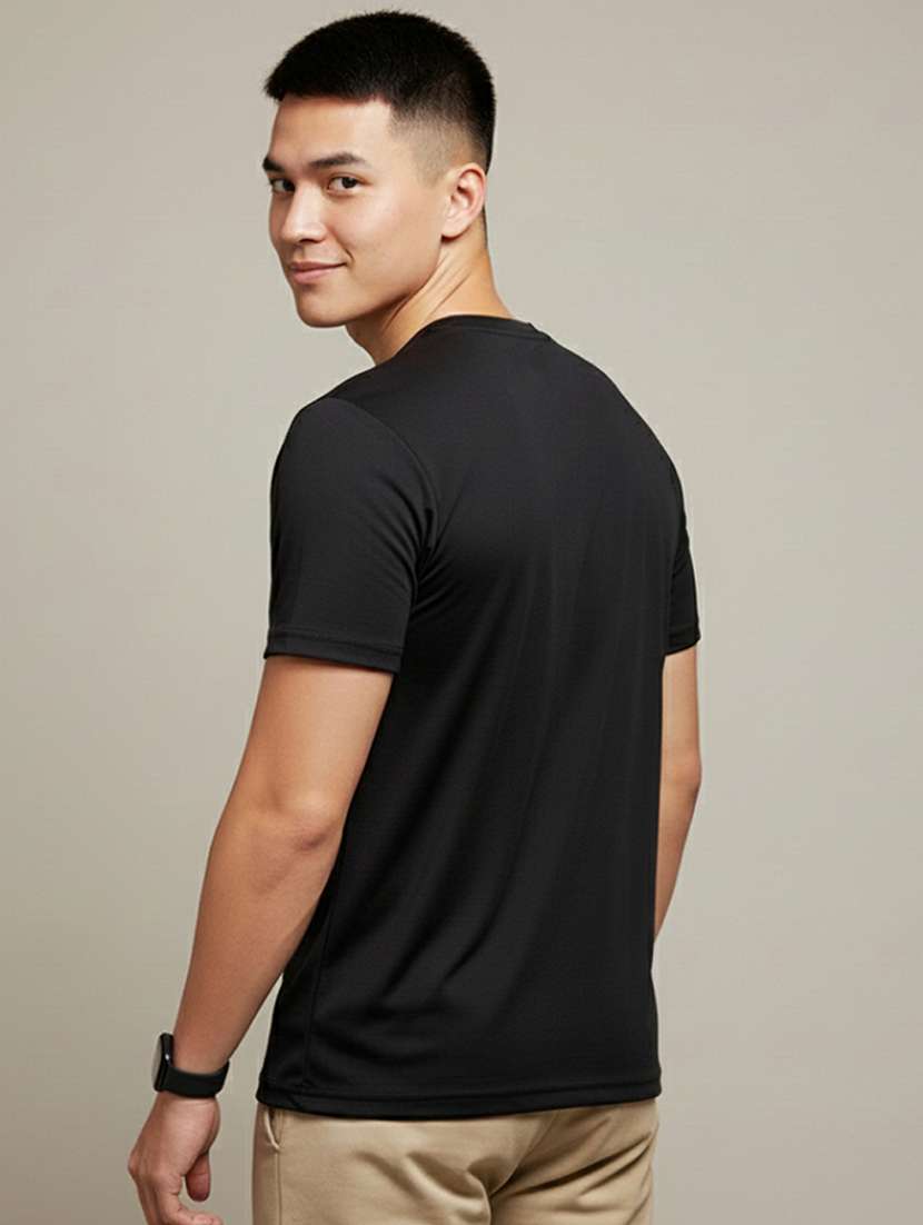 men solid short sleeve regular fit t-shirt - 22331602 -  Standard Image - 1