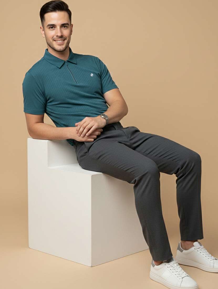 men solid short sleeve regular fit polo t-shirt - 22331679 -  Standard Image - 4