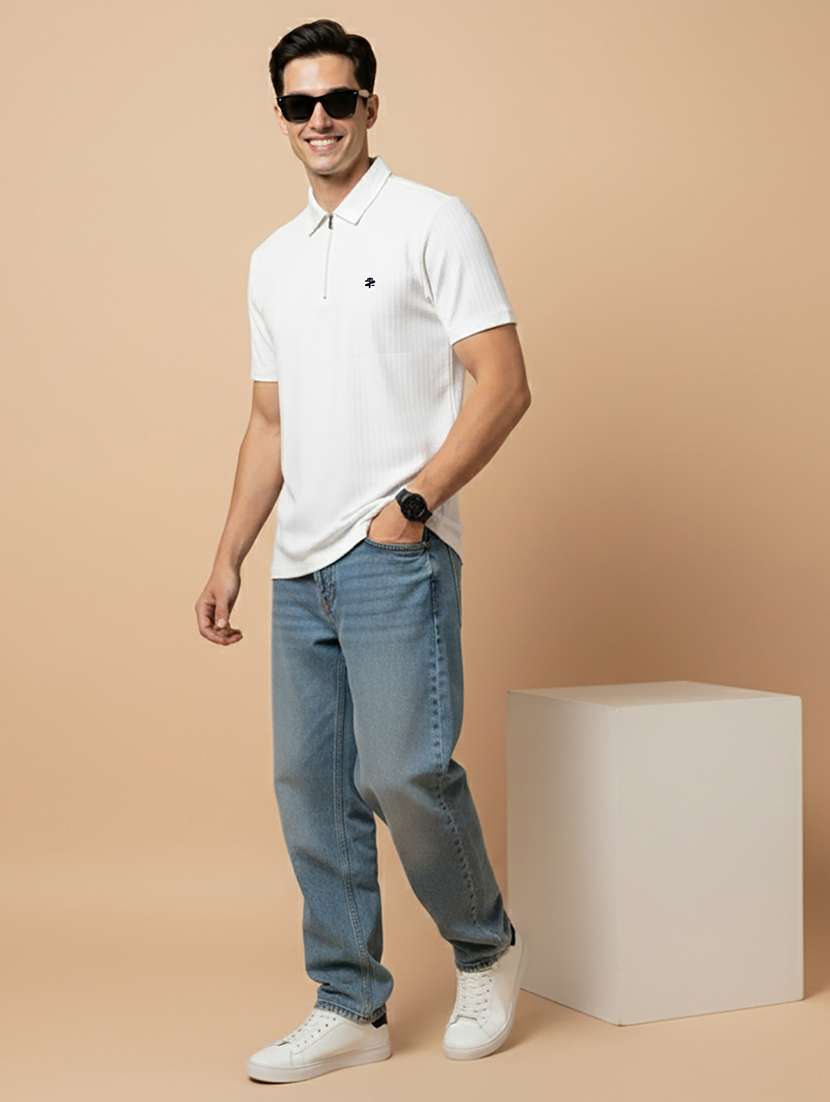 men solid short sleeve regular fit polo t-shirt - 22331683 -  Standard Image - 4