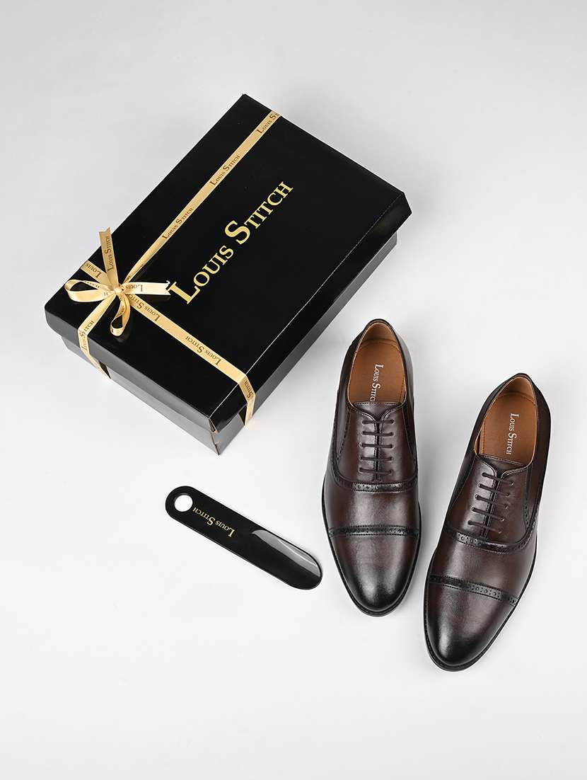 men brown lace-up brouge - 22331698 -  Standard Image - 1