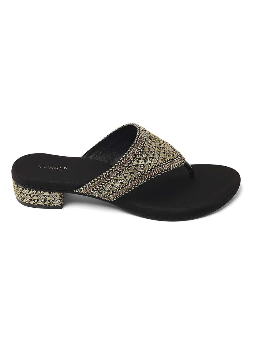 women black slip on sandal - 22331704 -  Standard Image - 1