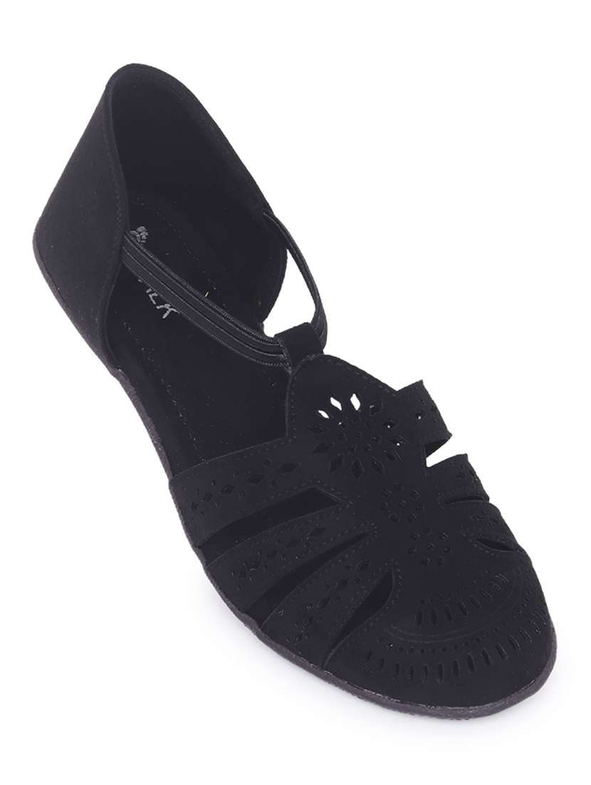 women solid slip on flat sandal - 22331766 -  Standard Image - 1