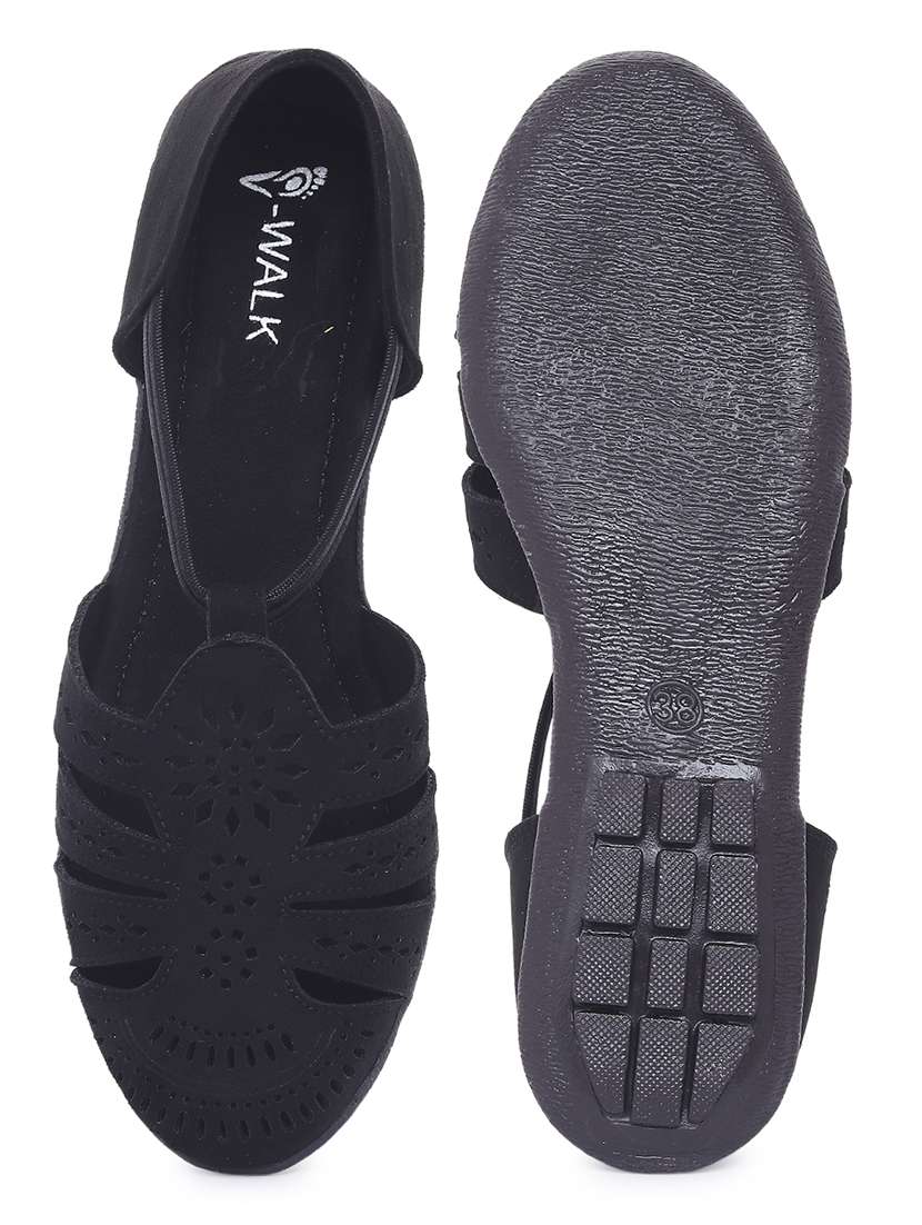 women solid slip on flat sandal - 22331766 -  Standard Image - 4