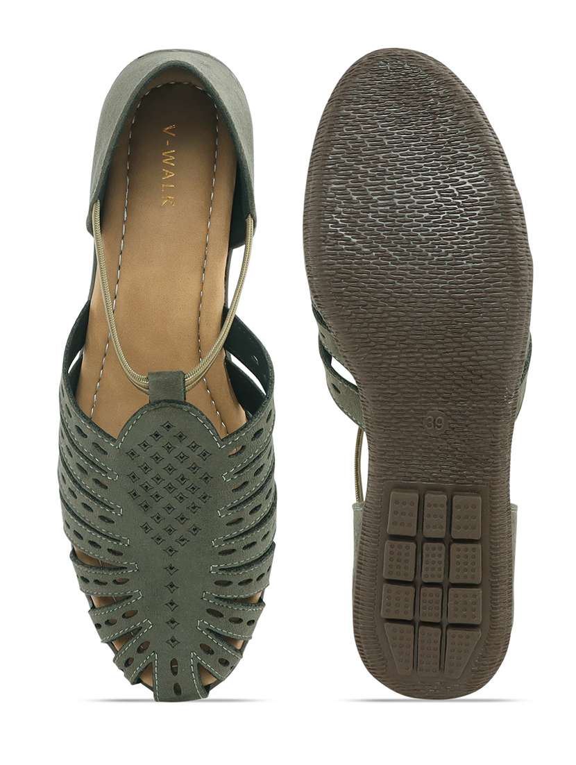 women solid slip on flat sandal - 22331771 -  Standard Image - 4