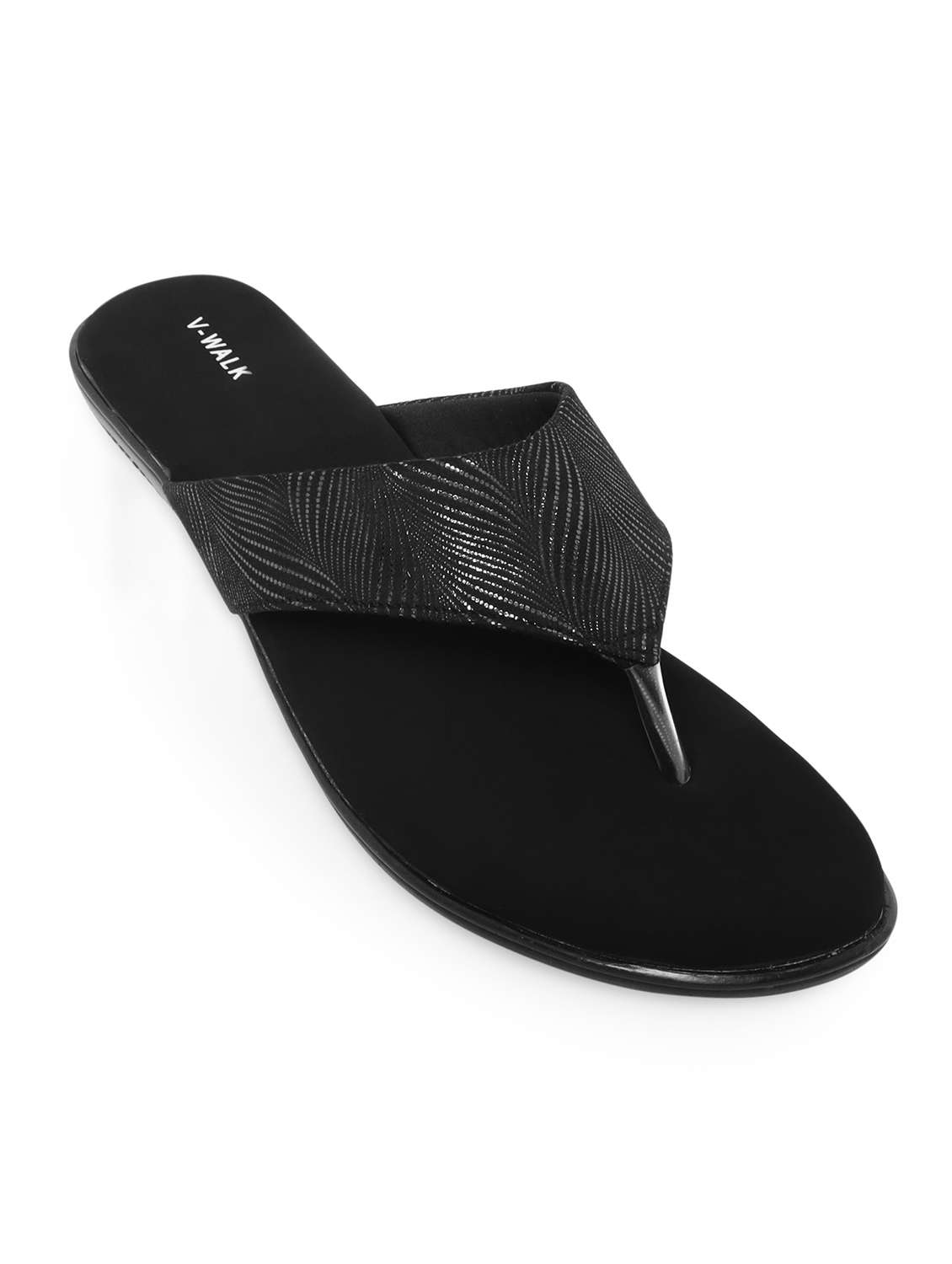 women solid slip on flat sandal - 22331794 -  Standard Image - 1